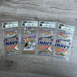Navy Themed Kids Sticker Set
